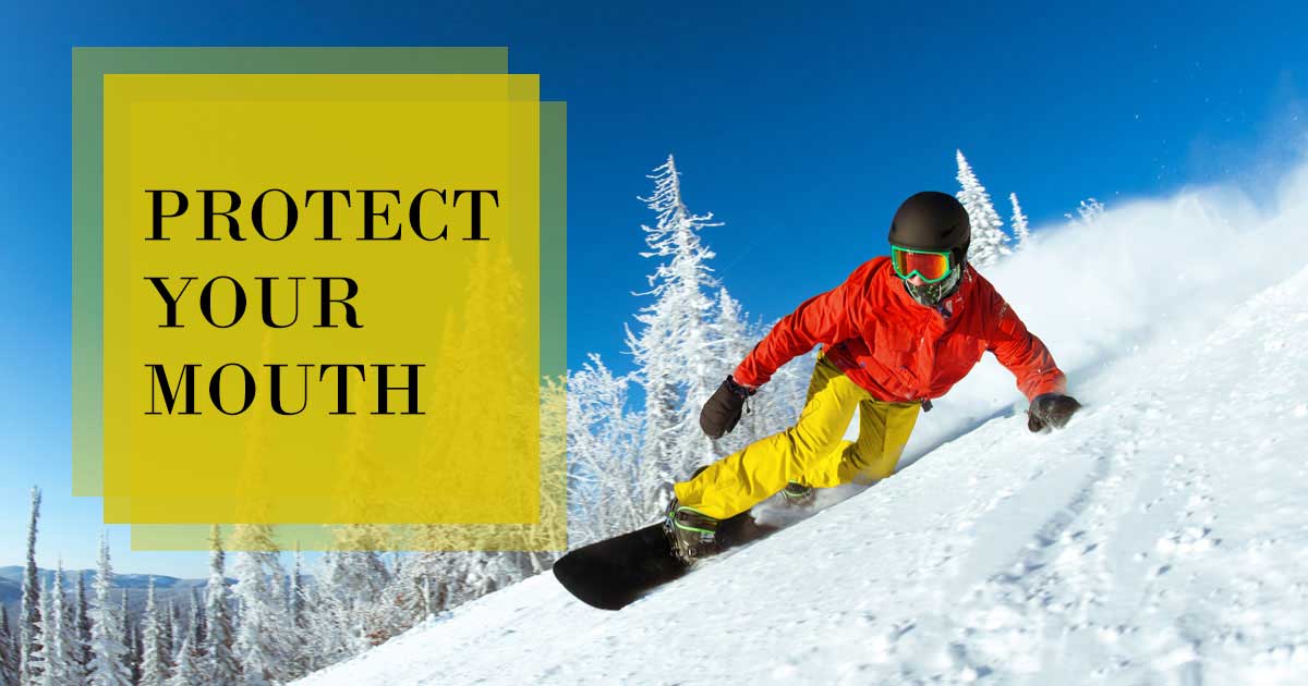 protect your mouth snowboarding on mountain
