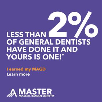 Master Academy of General Dentistry Less Than 2%